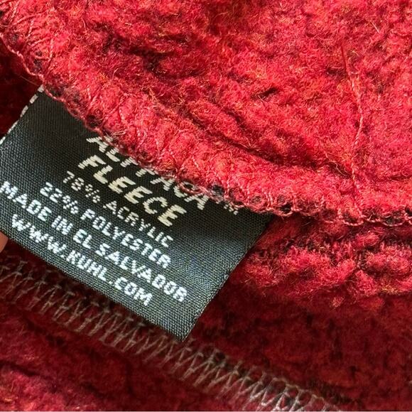 Kuhl Red Fleece Full Zip Sweater Vest Women’s Size Small - Picture 10 of 10